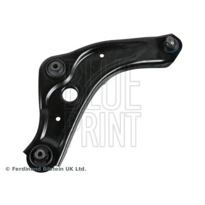 Image of 545004EA0B, 545004EA0C Suspension Arm BLUE PRINT ADBP860106 with rubber mounts ball joint Front Axle Right, Lower Control Sheet Steel 19mm