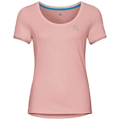 Image of Odlo Bl Top Crew Neck S/S Kumano F Dry Light T Shirt, Women, womens, 550321, Blossom, L