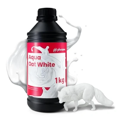 Image of phrozen Aqua 3D Printer Resin [Oat White], 405nm DLP LCD UV Curing Photopolymer for General Modeling, Prototyping, High Precision Printing, Consumer Series (1KG)
