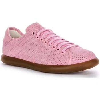 Image of Camper Perforated Botij Casual laceups, Women&#039;s, Size: 4, Pastelrosa Suede