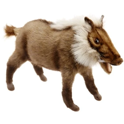 Image of Bush Pig (Red River Hog) Plush Soft Toy by Hansa 27cm. 6225