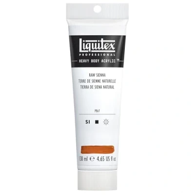 Image of Liquitex 1047330 Professional Heavy Body Acrylic Paint 138 ml tube, Raw Sienna