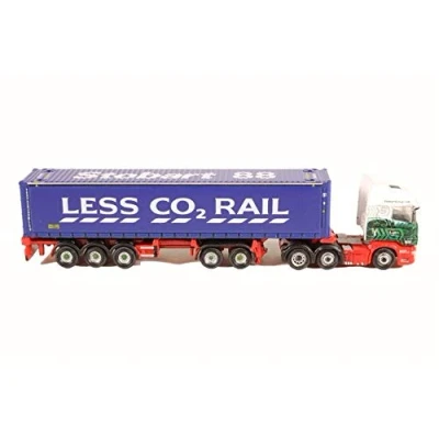 Image of Oxford Diecast NSHL01CT Scania Highline D TEC Combitrailer Container Eddie Stobart