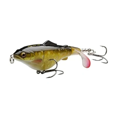 Image of Savage Gear 3D Fat Smashtail Surface lure Black Ghost 8cm (12g) Topwater