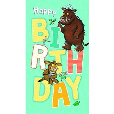 Image of Gruffalo Birthday Card, Childrens Card For Celebration, Kids, Officially Licensed