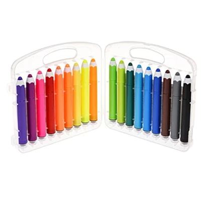 Image of Rex London Set of 18 Coloured Felt Tip Stamp Pens (Wild Wonders)