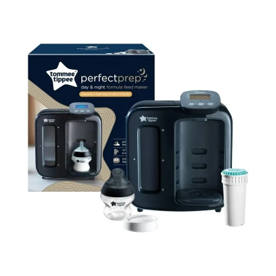 Image of Tommee Tippee Perfect Prep Day &amp; Night, Baby Bottle Maker Machine with Digital Display and Adjustable Volume, Black
