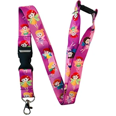 Image of PAC Supplies Global Fairy Lanyard With Safety Breakaway &amp; Detachable Buckle Clip