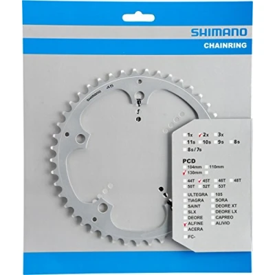 Image of Shimano Alfine S501 chainring 5 arm, 45T, silver