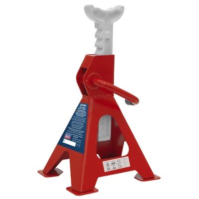 Image of Sealey Axle Stands (Pair) 2 Tonne Capacity per Stand Ratchet Type
