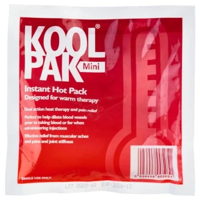 Image of Koolpak Instant Hot Pack Mini 15 x 15cm of 60