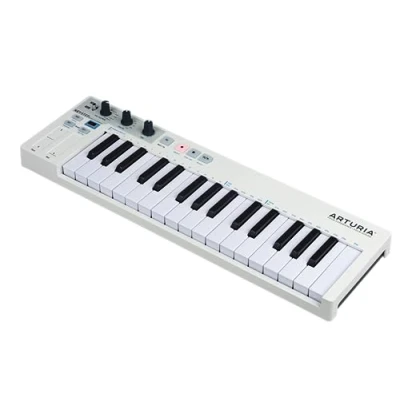Image of Arturia Keystep Portable MIDI Controller, Sequencer and Arpeggiator 32 Slimkeys, 8 Memory Polyphonic Step Sequencer, Mode Arpeggiator, CV Compatible White