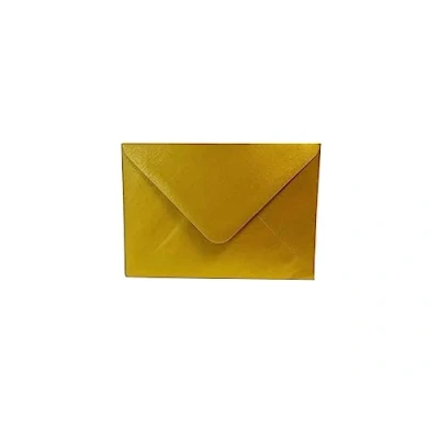 Image of Craft UK 2396 C6 Gold Centura Pearl Envelopes (50 Pack)