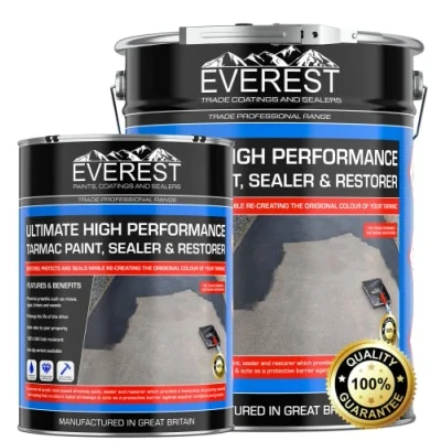 Image of Everest Trade Ultimate Tarmac Sealer and Restorer High Performance Black Red (Black, 20 Litre)