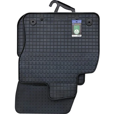 Image of rubber mats NEW VW Tiguan 5N from 2016 Floor Original quality All weather R Line 4 piece black(LHD only)