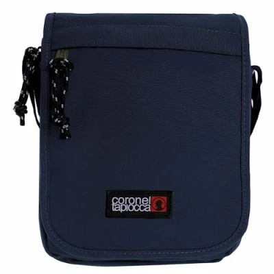 Image of Mini Urban Crossbody Bag Coronel Tapiocca, Navy, 19x24x5, Flap Shoulder