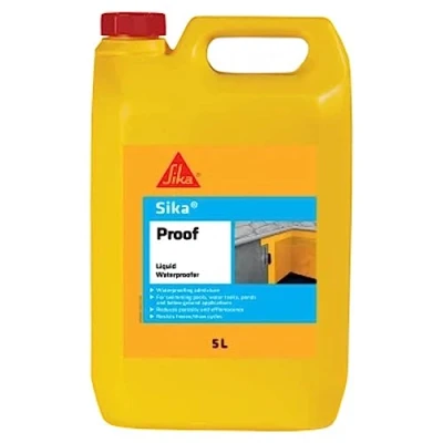 Image of Sika Proof Liquid Waterproofing Admixture, 5 Litre