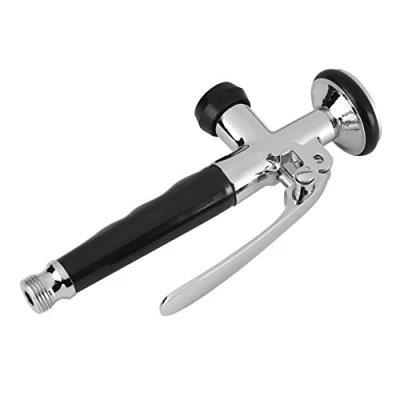 Image of Pull Down Faucet Swivel Sink Tap Pre Rinse Spout Spray Head Kitchen