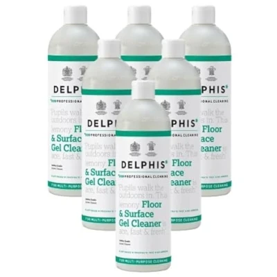 Image of Case of 6 x Delphis Eco Professional Cleaning Floor and Surface Gel Cleaner 700ml