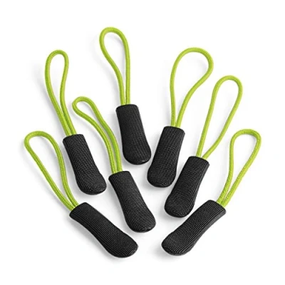 Image of Quadra SLX Zip Puller Pack (Pack Of 10) (One Size) (Lime Green)