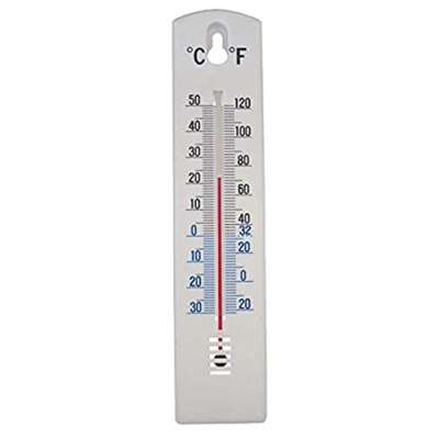 Image of Faithfull THPLASTIC 200mm Thermometer Wall Plastic