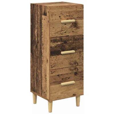 Image of vidaXL Sideboard Old wood 34.5 x 34 90 cm Engineered