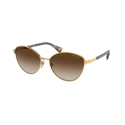 Image of Ralph Lauren Sunglasses Shiny goldcoloured/gradient brown, Women&#039;s, Size: 57, gold coloured/gradient brown