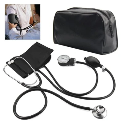 Image of Accessotech Aneroid Sphygmomanometer Cuff Blood Pressure Montior Stethoscope Nylon Dial