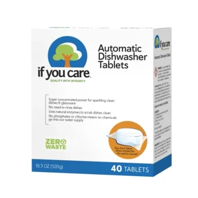 Image of IF YOU CARE Automatic Dishwasher Tablets, 40 Count