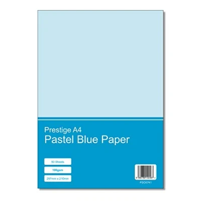 Image of Prestige A4 Pastel Blue 100gsm Paper x 50 Sheets per Pack