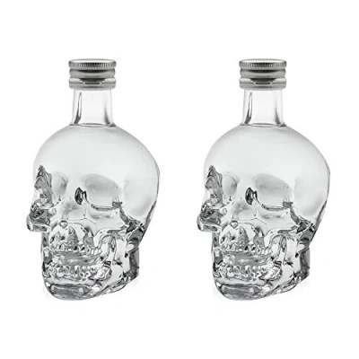Image of Crystal Head Skull Vodka 5cl Miniature x 2 Bottle 40% ABV