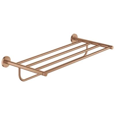 Image of Grohe Essentials Multi Bath Towel Rack Brushed Warm Sunset (40800DL1)