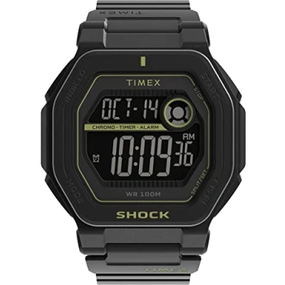Image of Timex Men Digital Quartz Watch with Resin Strap TW2V59800VQ