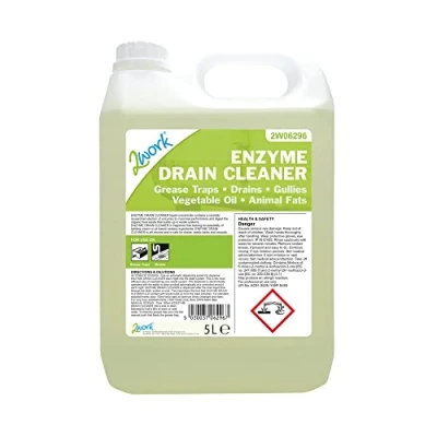 Image of 2Work Enzyme Based Drain Cleaner 5 Litre Bulk Bottle 2W06296