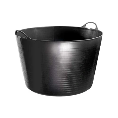 Image of Perry Equestrian Garden Trug/Flexi Tub/Trug Tub/Gorilla Bucket 60L Black