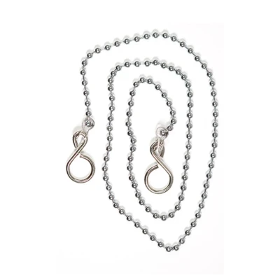 Image of 5x TIMCO Ball Link Chains Sink Chrome CSCHAIN12P Pack of 2
