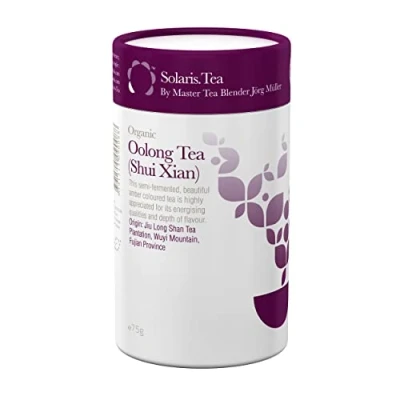 Image of Solaris Tea Organic Loose Whole Leaf Oolong Shui Xian 75 g