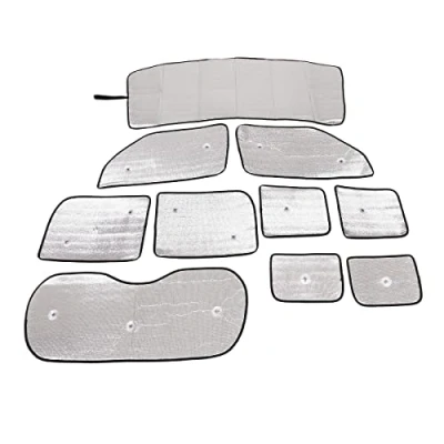 Image of 10 Pieces Set car windshield Sun shade window front Shades UV Rays Visor Protector for Land Rover Defender 2020 2022