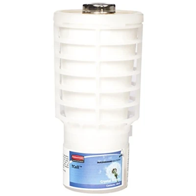 Image of Rubbermaid R402304E TCell Crystal Breeze Odor Neutralizer Refill, Eucalyptus/Lavender/Menthol