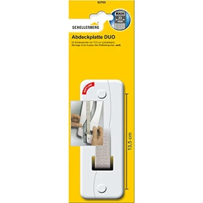 Image of Schellenberg Softline 53703 Winder Cover Hole Spacing 13.5 cm White