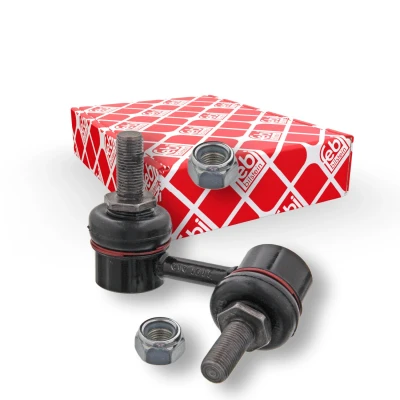 Image of 56261EA510 Anti roll bar link FEBI BILSTEIN 34716 Rear Axle Left 65mm M12 x 1,25 BMTS Turbo NEW with nuts Steel NISSAN: Pathfinder 3