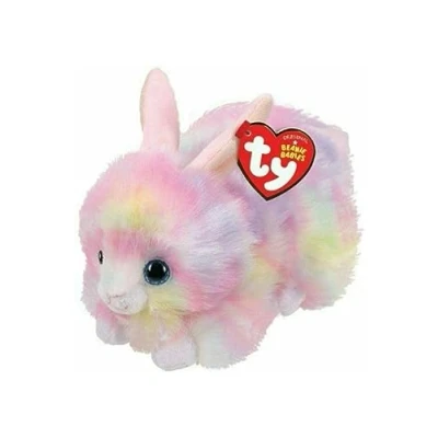 Image of Ty Beanie Babies Sherbet Bunny 6&quot; Baby Soft Plush Toy Collectible Cuddly Stuffed Teddy