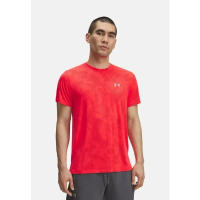 Image of Under Armour UA Launch Camo SS Racer Red / Reflective XXL