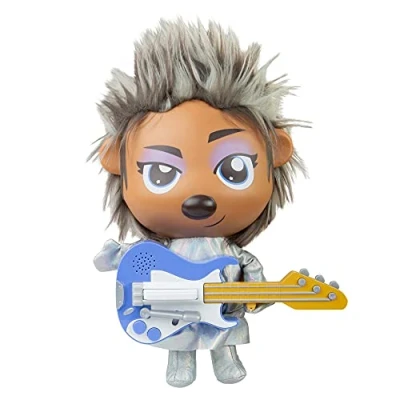 Image of Sing 2 Riff Rock Ash Plush Toy, Merchandise 12 Inch Figure, Bedroom Accessories, Singing Cushion For Boys And Girls Aged 3 Years Older, Toy