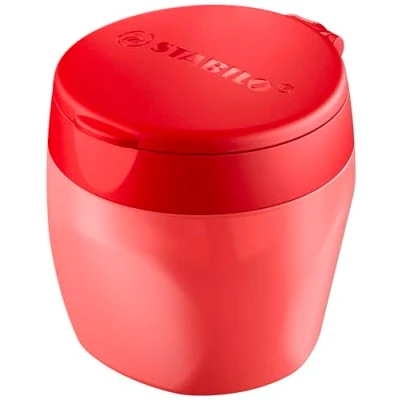 Image of Replaceable Container Sharpener STABILO woody 3 in 1 Pack of Red