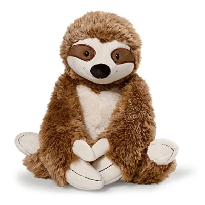 Image of NICI 48393 Soft 25 cm Cuddly Toys for Girls, Boys &amp; Babies Fluffy Stuffed Sloth Playing, Cuddling Collecting Cosy Plush Animals, Brown