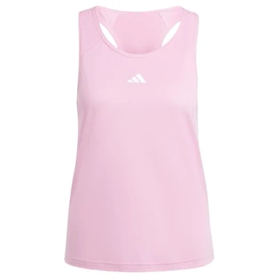 Image of adidas Women&#039;s Train Essentials Minimal Branding Racerback Tank Top, Bliss Pink, XS