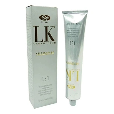 Image of Lisap LK Cream Color Millennium Permanent dye Hair Coloration 100ml 9/8M Copper