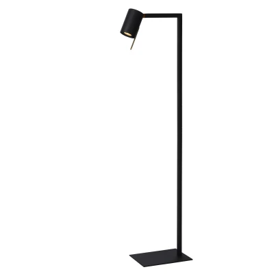 Image of Lesley Modern Floor Reading Lamp 1xGU10 Black