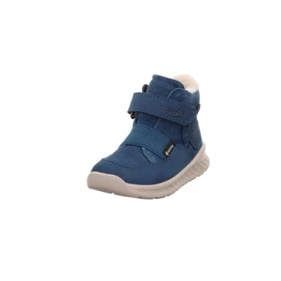Image of Superfit Breeze Classic ankle boots for kids, Size: 7K, Blau/grün Suede